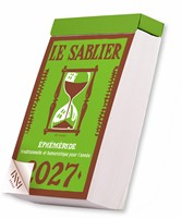 Bloc éphéméride Le Sablier, 2027-1