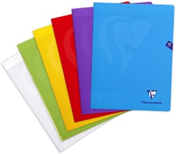 Clairefontaine cahier Mimesys pour ft A4+, 48 pages, couverture en PP, séyès, couleurs assorties