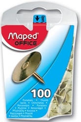 Maped punaises, cuivré, boîte de 100 pièces