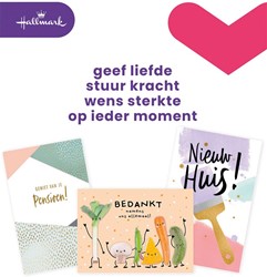 Hallmark set de recharge cartes de souhaits, divers (NL), paquet de 12 pièces
