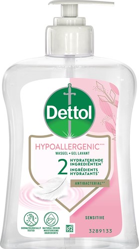 Dettol savon mains Hypoallergenic , flacon de 250 ml