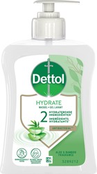 Dettol savon mains Hydrate, aloe vera et bambou, flacon de 250 ml