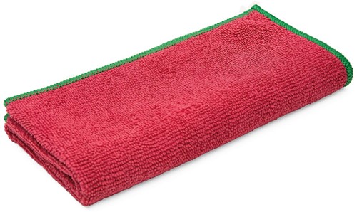 Greenspeed Element chiffon en microfibres, ft 40 x 40 cm, paquet de 10 pièces, rouge
