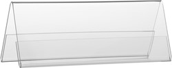 Europel porte-nom chevalet de table ft 55 x 150 mm, paquet de 10 pièces