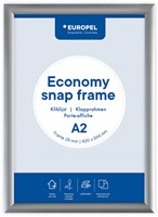 Europel cadre porte-affiche Economy, 25 mm, ft A2, argent