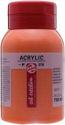 Talens Art Creation peinture acrylique flacon de 750 ml, orange azo