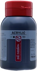 Talens Art Creation peinture acrylique, flacon de 750 ml, noir d'ivoire