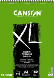 Canson bloc de dessin XL 160g/m² ft A3, 50 feuilles