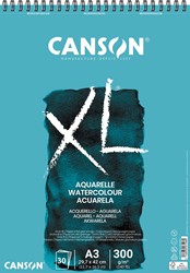 Canson cahier de croquis XL Aquarelle, 300g/m², ft A3, 30 feuilles