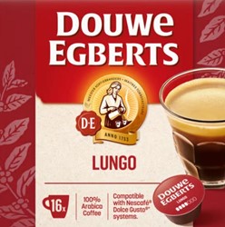 Douwe Egberts Dolce Gusto dosettes de café Lungo, paquet de 16 pièces