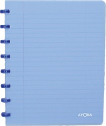 Atoma Trendy schrift, ft A5, 144 bladzijden, gelijnd, transparant blauw