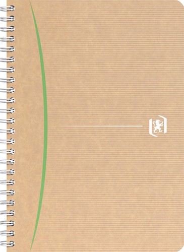 Oxford Touareg cahier à reliure spirale, 180 pages ft A5, quadrillé 5 mm, couleurs assorties-1