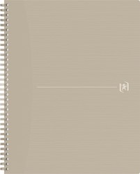 Oxford Origin cahier spiralé, ft A4+, 140 pages, ligné, sable