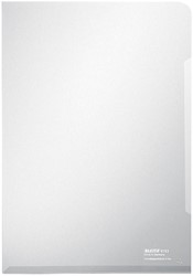 Leitz L-map premium PVC, ft A4, tranparant, pak van 100 stuks