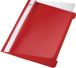Leitz Snelhechtmap rood, ft A5, doos van 25 stuks