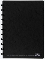 Atoma meetingbook, ft A4, zwart, gelijnd