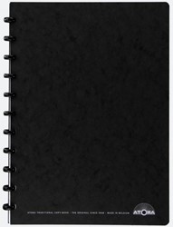 Atoma meetingbook, ft A4, zwart, gelijnd