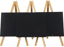 Securit tafelkrijtbord Mini, ft 24 x 15 cm, beuk, pak van 3