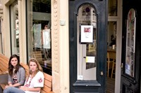 Securit porte-affiches vitre, ft A4, noir-2