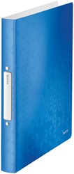 Leitz WOW ringmap, uit PP, ft A4, blauw