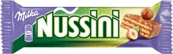 Milka Nussini barre chocolat au lait et noisette, 31,5 g
