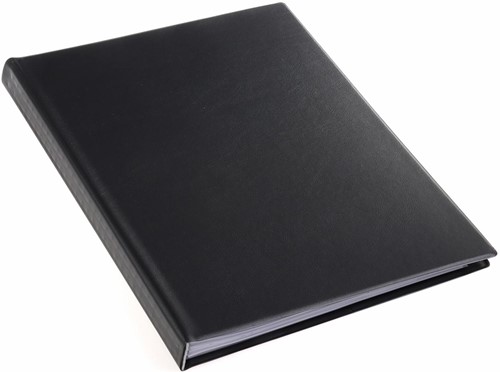Rillstab showalbum Original, zwart, ft A4, 50 tassen