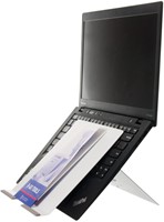 R-Go Riser Attachable support pour ordinateur portable, blanc-3