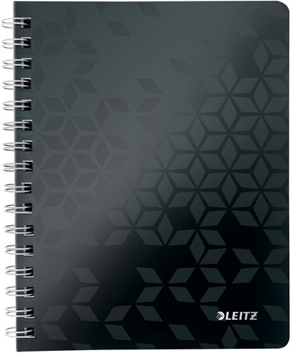 Leitz WOW schrift ft A5, gelijnd, zwart