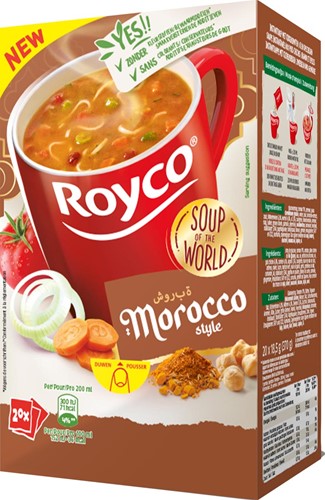 Royco Minute Soup Morrocan Style, paquet de 20 sachets
