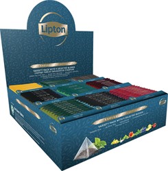 Lipton thé Assortiment d'Exclusive Selection, 9 variétés, présentoir de 108 sachets