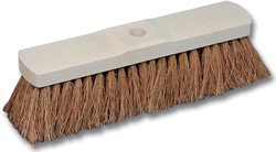 Kokosborstel in ongelakt hout van 32 cm