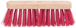 Schuurborstel met PVC haren, uit ongelakt hout, 29 cm