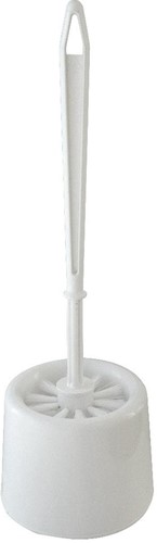 Aqualine toiletborstel, laag model, wit