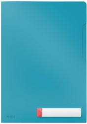 Leitz Cosy L-map, ft A4,  PP van 200 micron, ondoorzichtig, blauw
