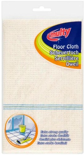 Aqualine vezelvloerdweil ft 48 x 60 cm, pak van 1 stuk