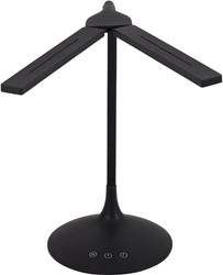 ALBA LED lampe de Bureau LED sans fil Twin, noir
