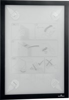 Durable Duraframe Wallpaper cadre autocollant, format A4, noir