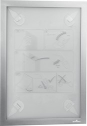 Durable Duraframe Wallpaper cadre autocollant, format A4, argent