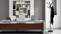 Unilux crochet Hakea, noir et chrome-3
