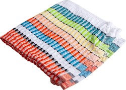 Lavettes vaiselles Tropical, ft 35 x 35 cm, paquet de 6 pièces