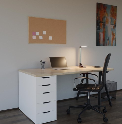 Hansa lampe de bureau Breeze, LED, argent-1