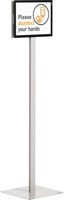 Durable standard sol Info Stand Basic pour ft A4-2