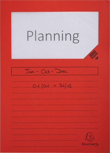 Exacompta L-map Forever, voor ft A4, pak van 25 stuks, rood-2
