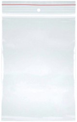 OFFICE products sachets zip, transparent, paquet de 100 pièces, 170 x 230 mm