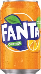 PROMOPACK Fanta Orange boisson rafraîchissante, canette de 33 cl, paquet de 24 pièces