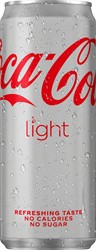 Coca-Cola Light boisson rafraîchissante, sleek canette de 33 cl, paquet de 24 pièces