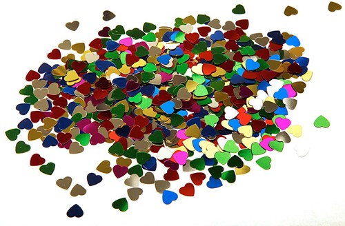 Bouhon pot de confetti coeurs (160 g)-2