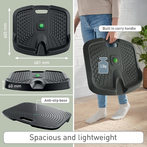 Leitz Ergo Active anti-vermoeidheidsmat, zwart-3