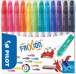 Pilot feutre de coloriage Frixion Colors, étui de 12 pièces