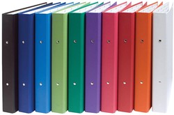 Exacompta Ringmap geassorteerde kleuren: wit, oranje, rood, roze, paars, groen, lichtgroen, blauw, donker